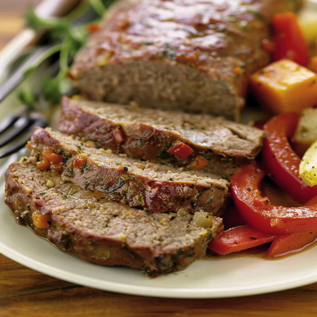 italian-herb-meatloaf-with-roasted-vegetables
