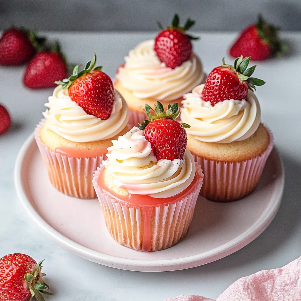 Bloom Straberrry Strawberry Bloom Cupcakes: Irresistibly Fluffy Delight