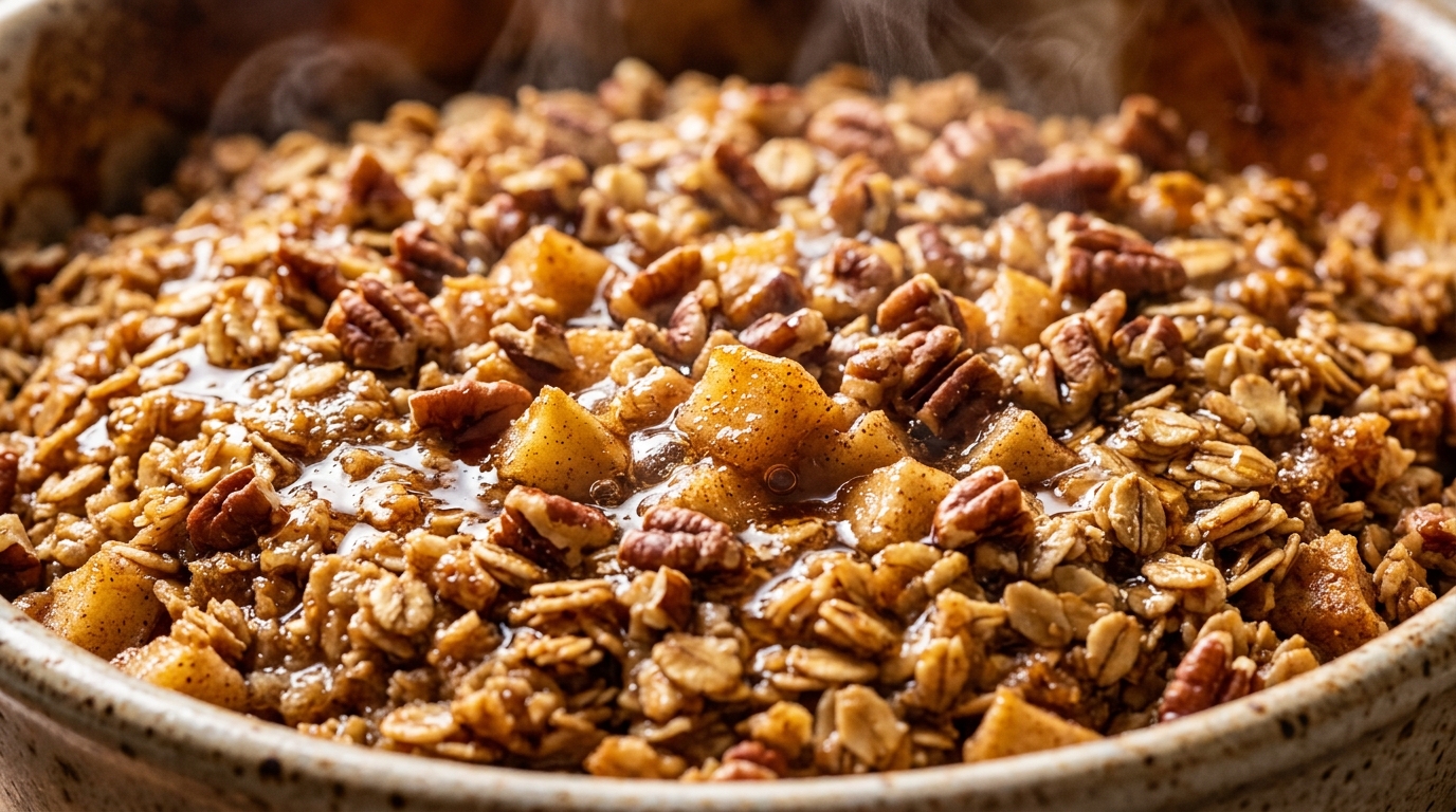 Apple Cinnamon Baked Oatmeal (Easy Cozy Breakfast)