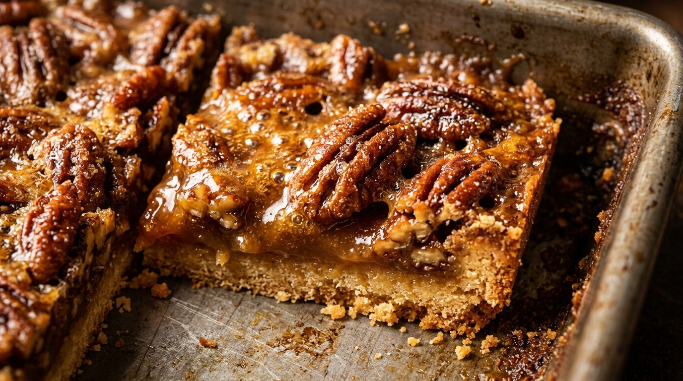 Brown Butter Pecan Pie Bars (Easy Holiday Baking)