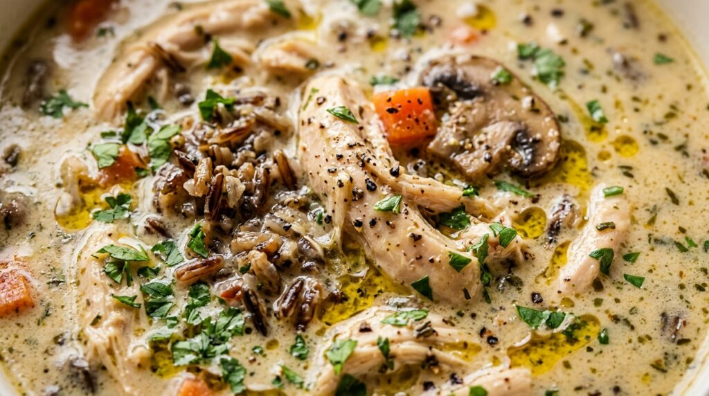 Creamy Chicken and Wild Rice Soup (Cozy 40-Minute Meal)