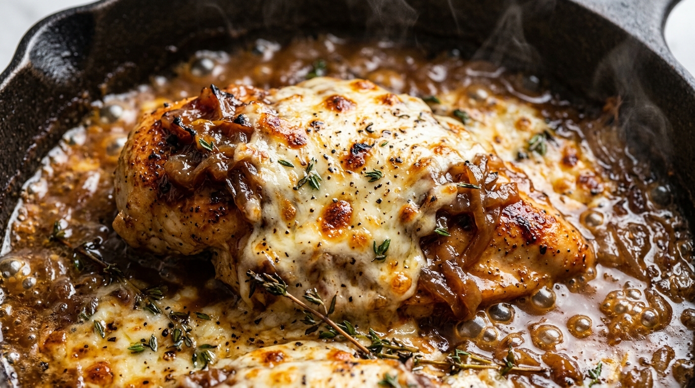 One-Skillet French Onion Chicken (Easy 30-Minute Dinner)
