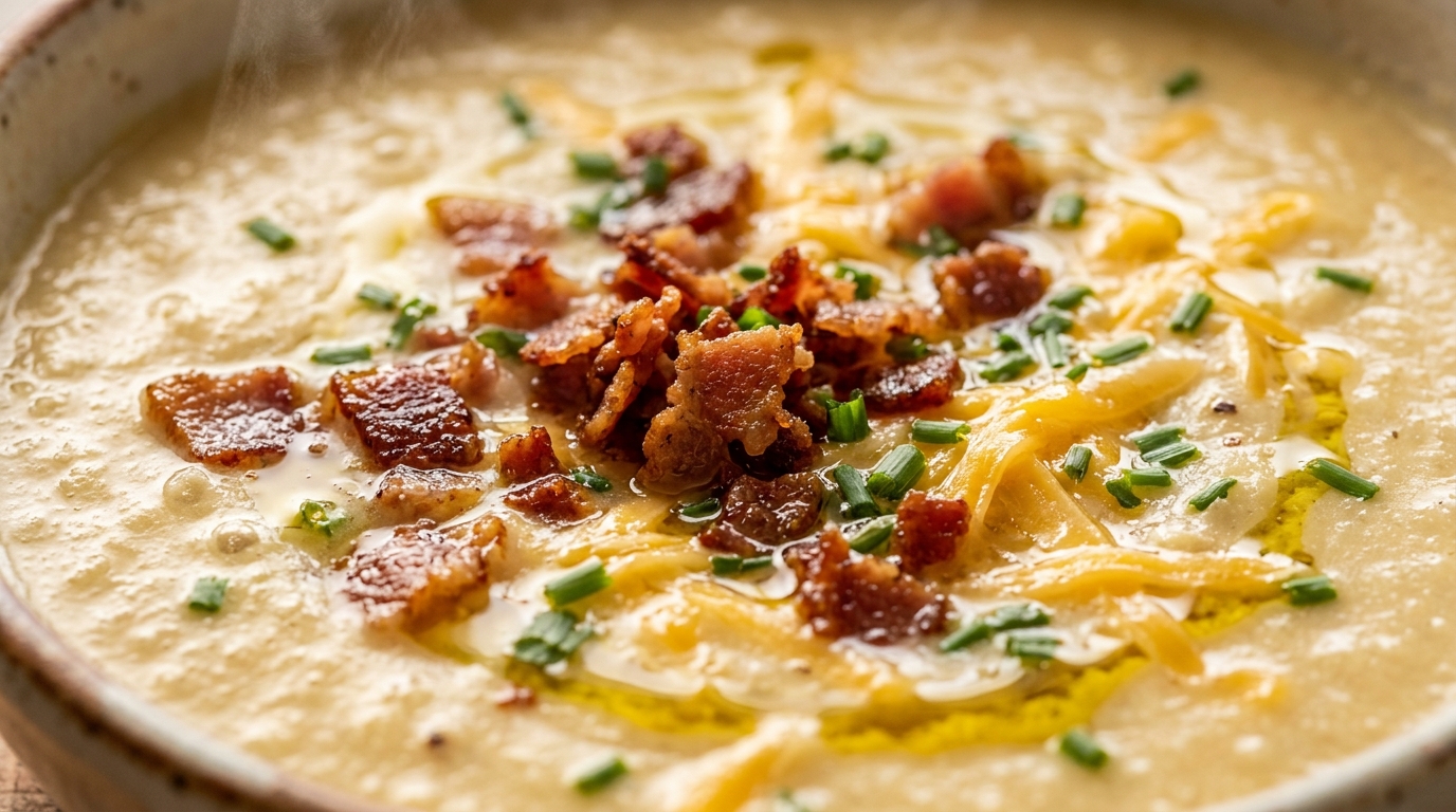 Creamy Roasted Cauliflower Cheddar Soup (Cozy 30-Minute Meal)
