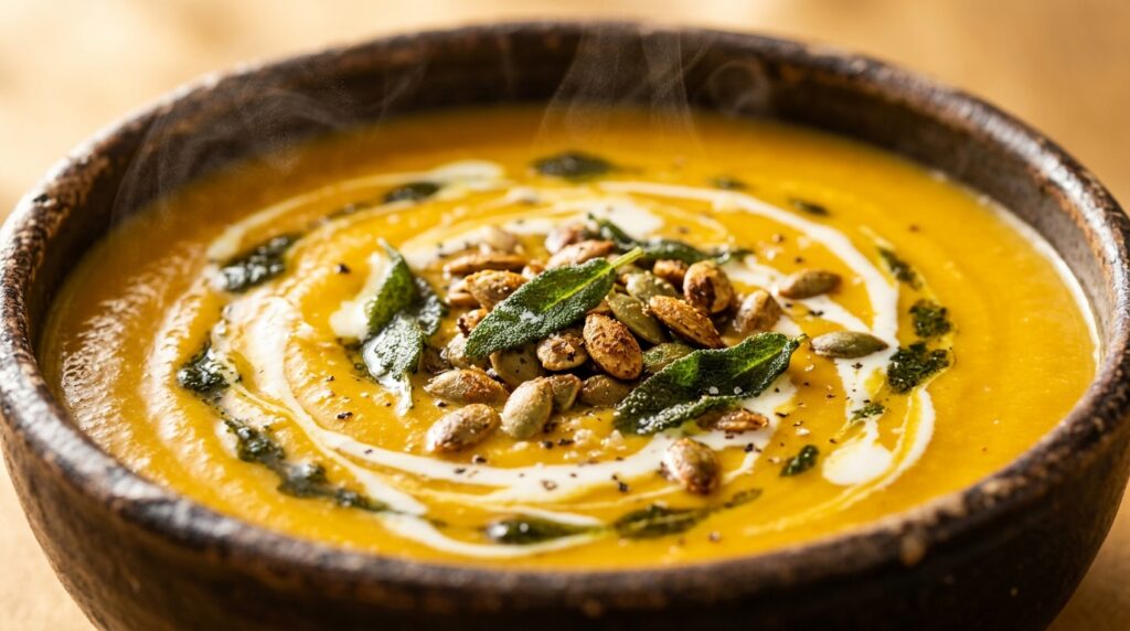 Creamy Roasted Garlic Butternut Squash Soup (Cozy Autumn Comfort)
