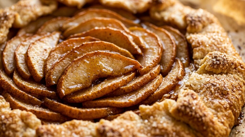 Spiced Pear & Cardamom Galette with Flaky Butter Crust